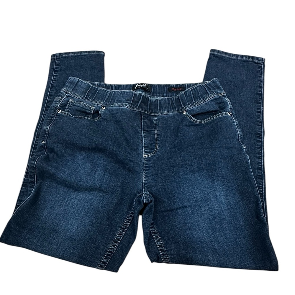 Earl jean Skinny Dark‎ Wash Stretchy pull on Denim Jeans